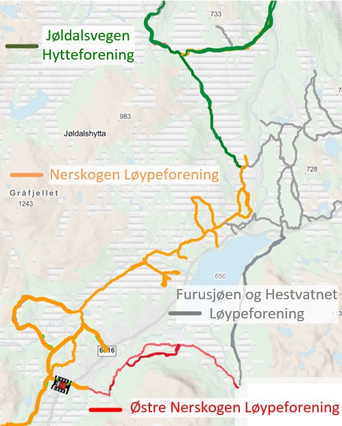 Hvem tråkker løyper på Nerskogen